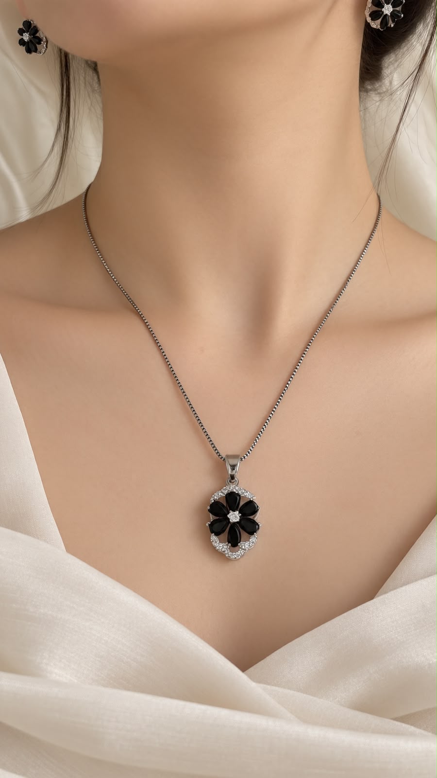 Elegant Pendant &amp; Earrings Set