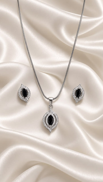 Classic Pendant &amp; Earrings Set