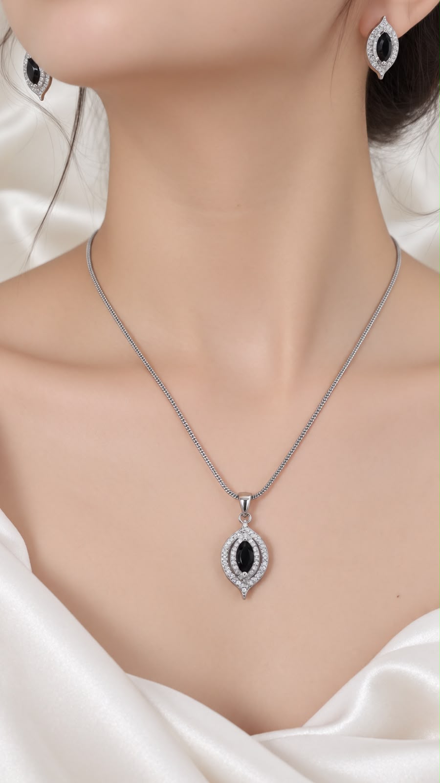 Classic Pendant &amp; Earrings Set