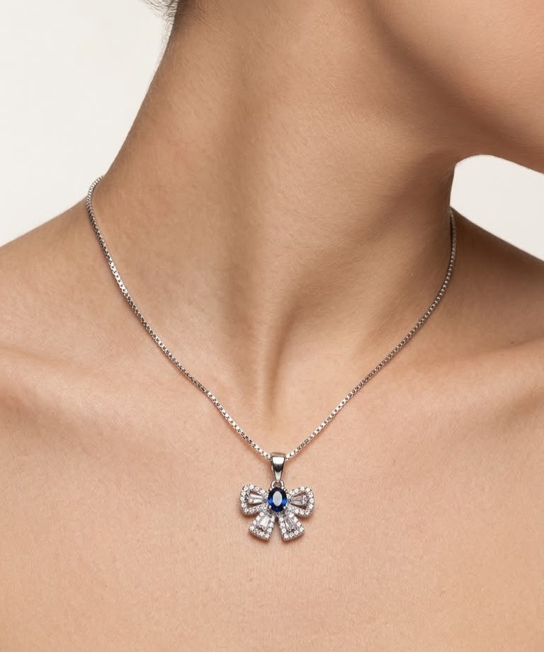 Elegant Bow Pendant