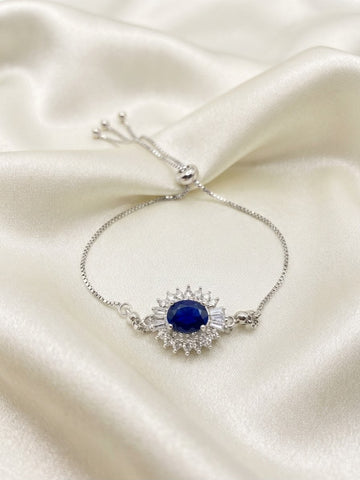 Elegant Blue Stone Bracelet